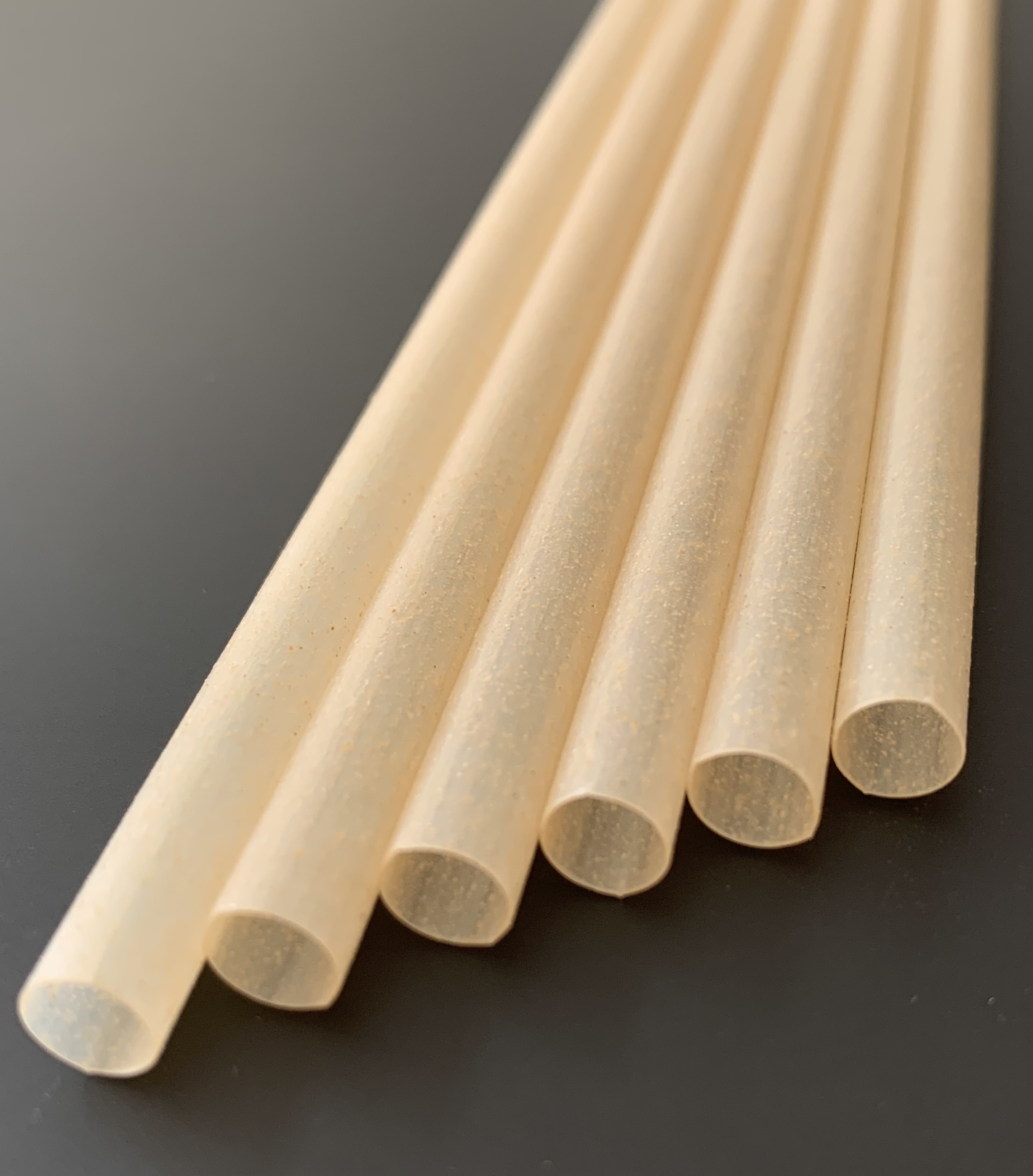 8mm-Rice Hull Biobased Fiber Straw